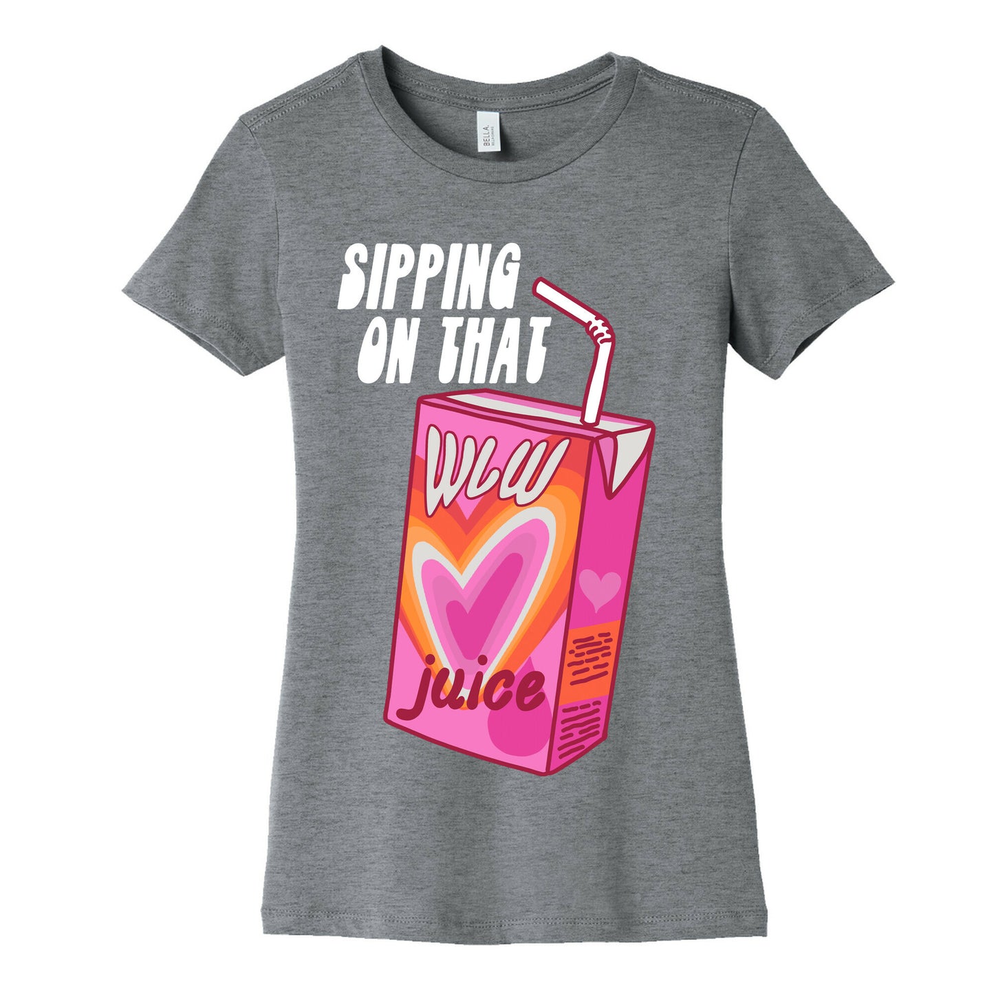 Lesbian Juice Juice Box Women's Cotton Tee