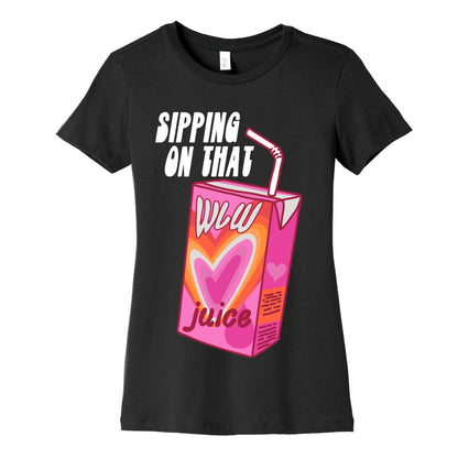 Lesbian Juice Juice Box Women's Cotton Tee