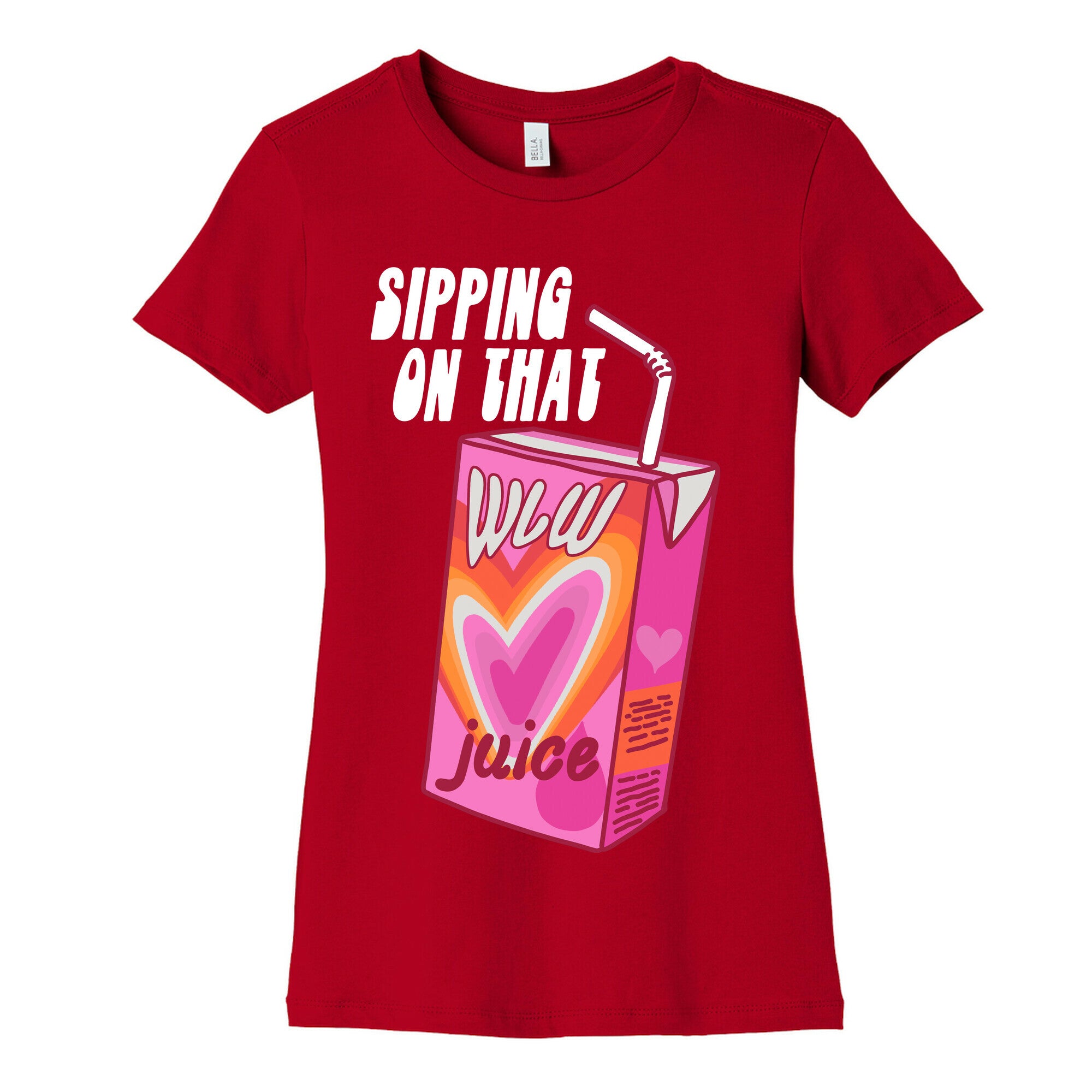 Lesbian Juice Juice Box Women's Cotton Tee