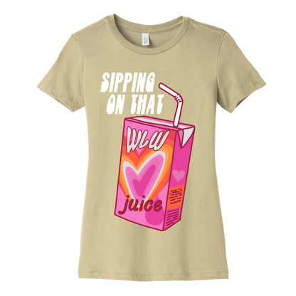 Lesbian Juice Juice Box Women's Cotton Tee