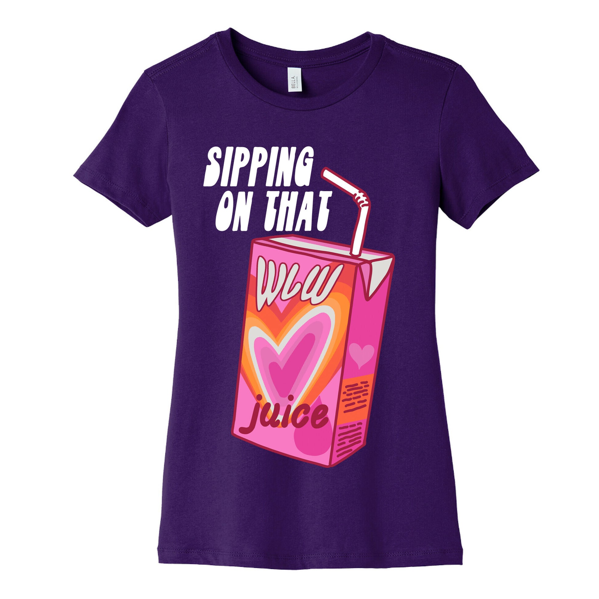 Lesbian Juice Juice Box Women's Cotton Tee