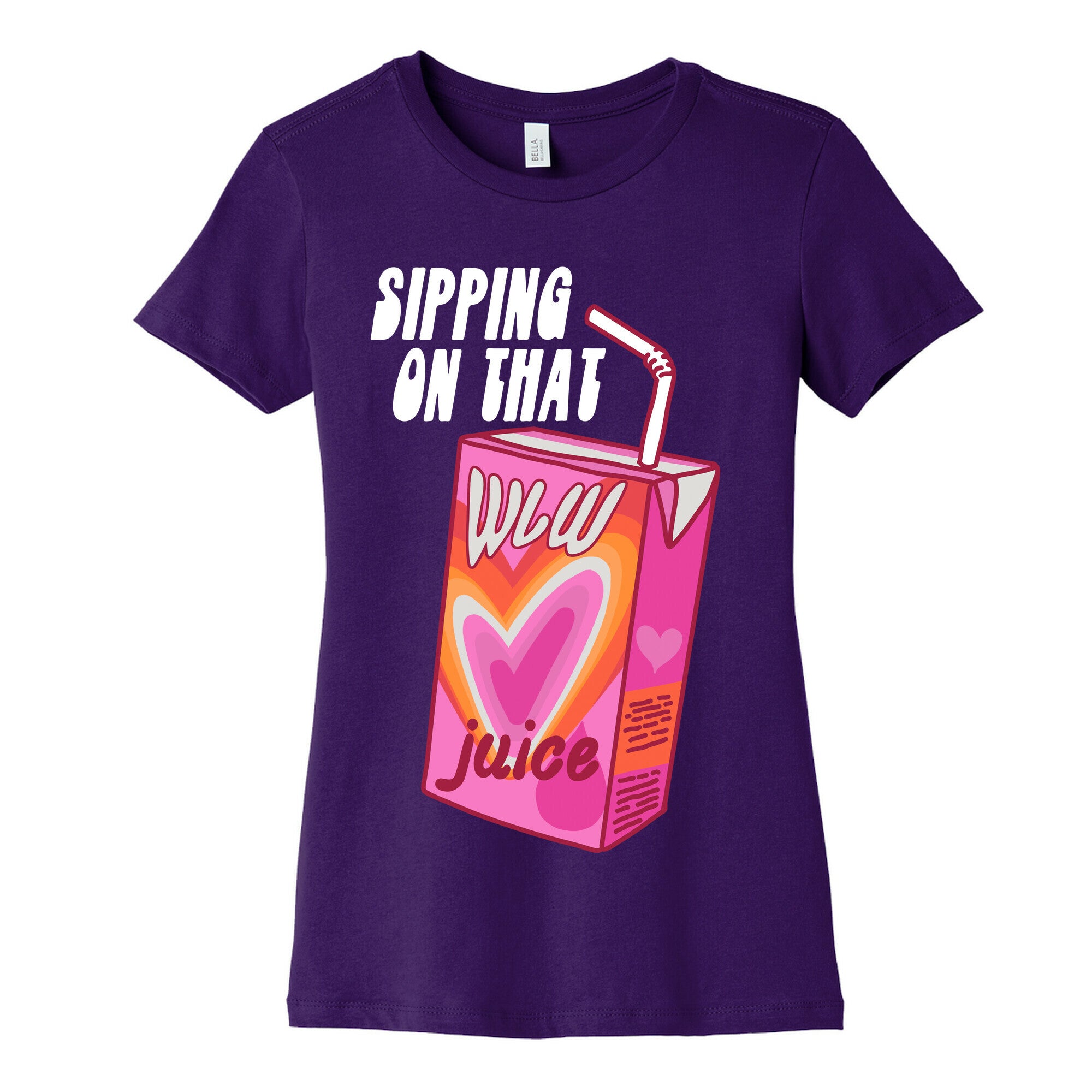 Lesbian Juice Juice Box Women's Cotton Tee