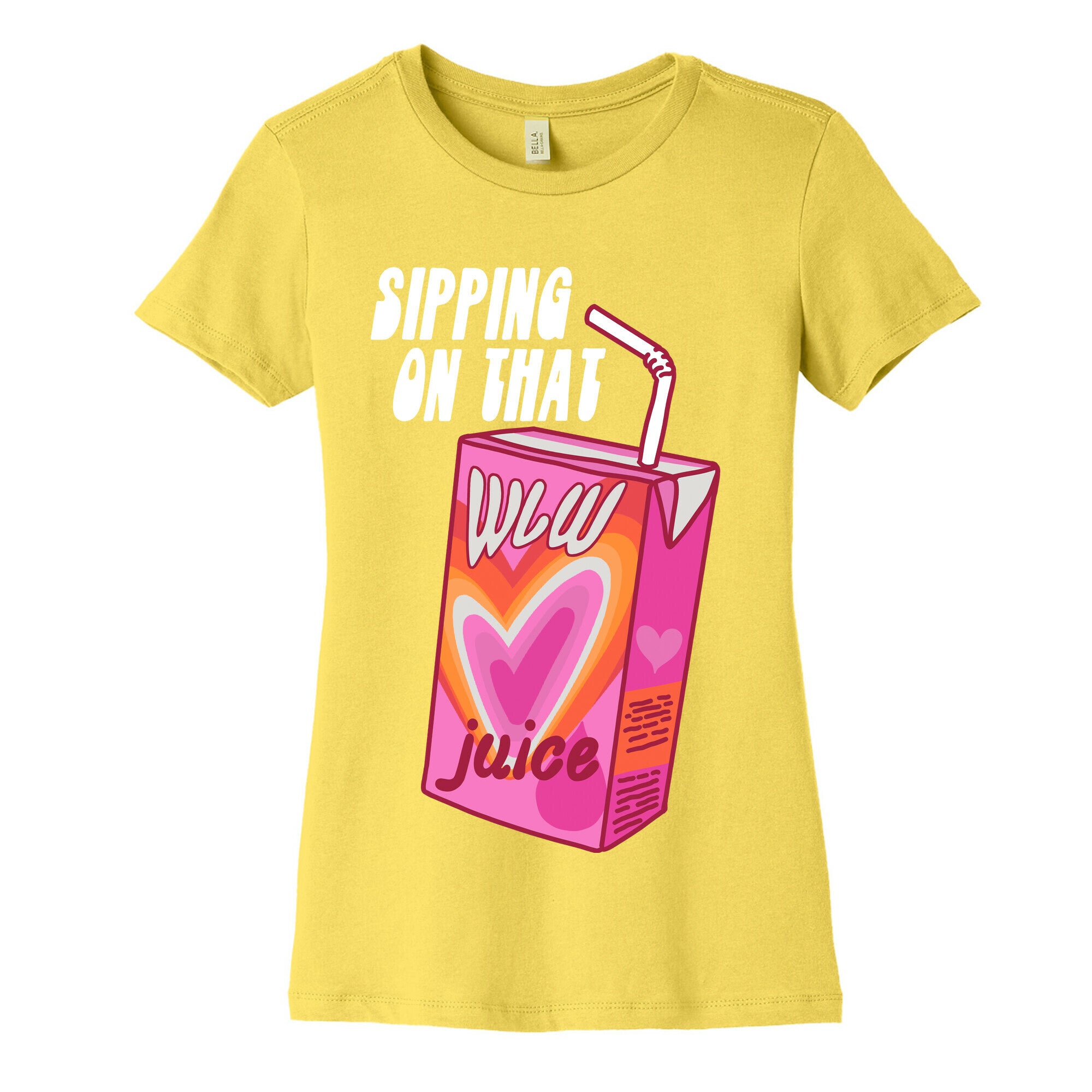Lesbian Juice Juice Box Women's Cotton Tee