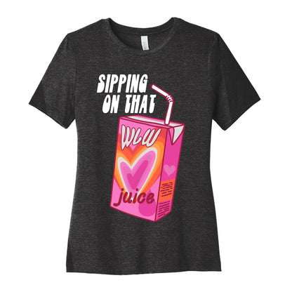 Lesbian Juice Juice Box Women's Cotton Tee