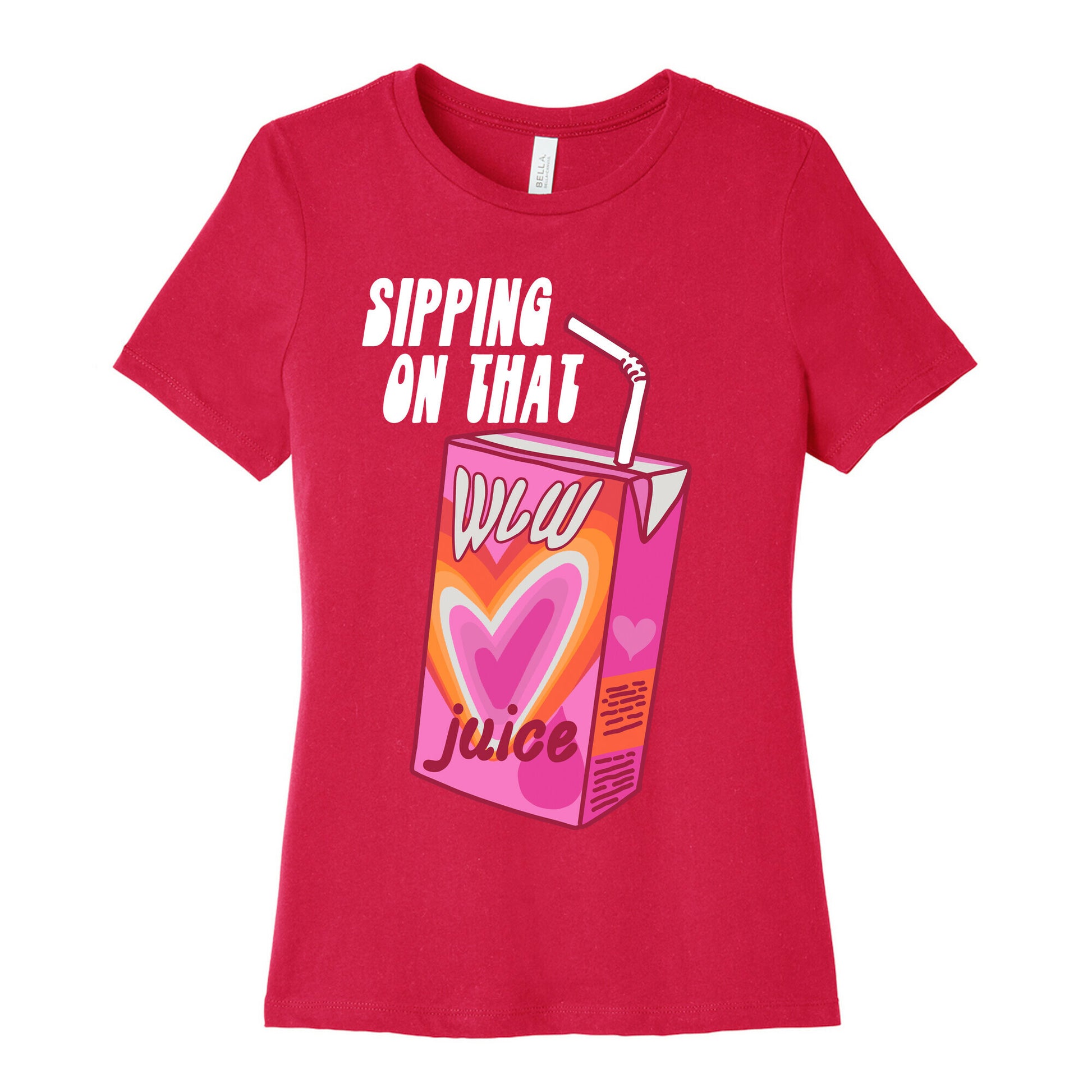 Lesbian Juice Juice Box Women's Cotton Tee