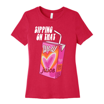 Lesbian Juice Juice Box Women's Cotton Tee