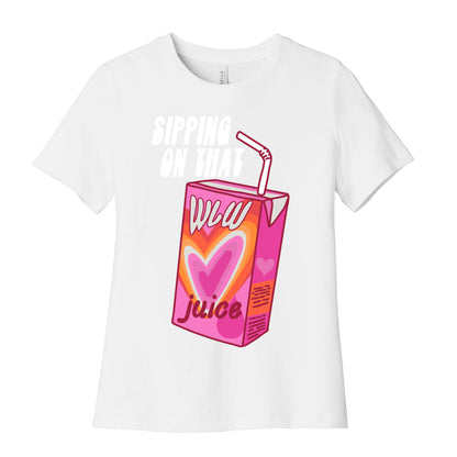 Lesbian Juice Juice Box Women's Cotton Tee