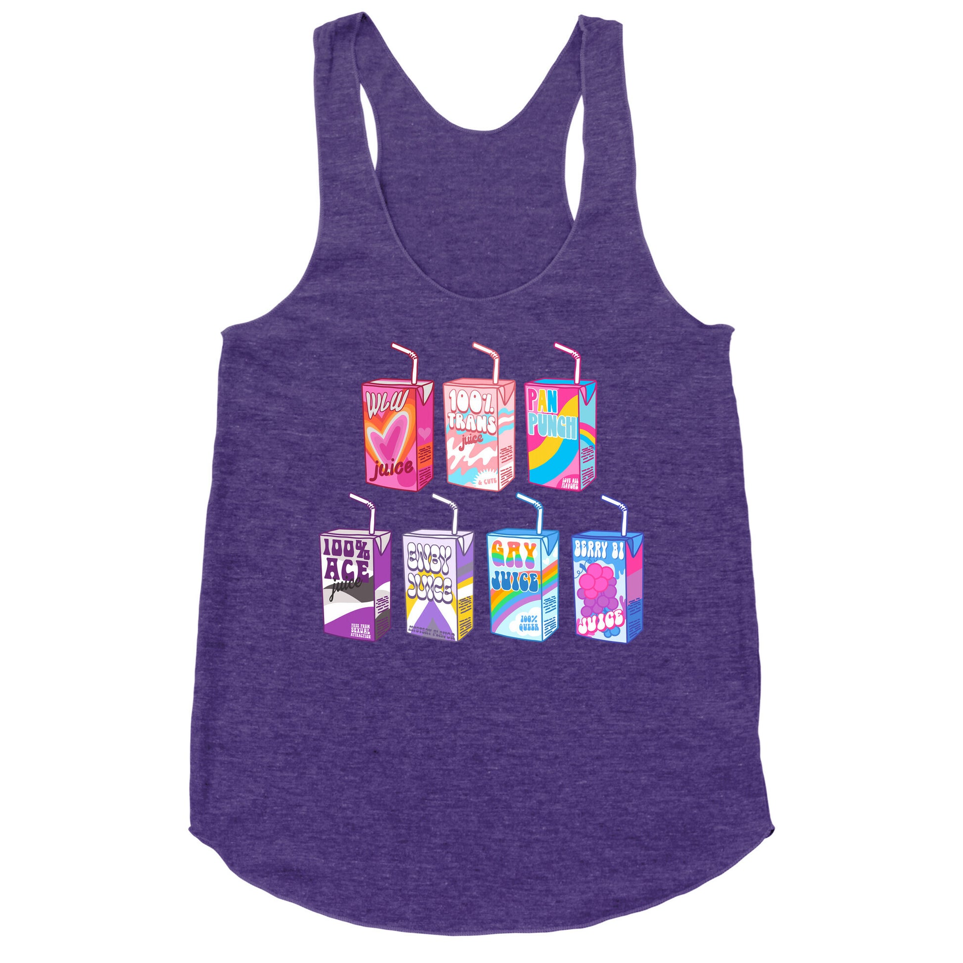 Pride Juice Boxes Racerback Tank