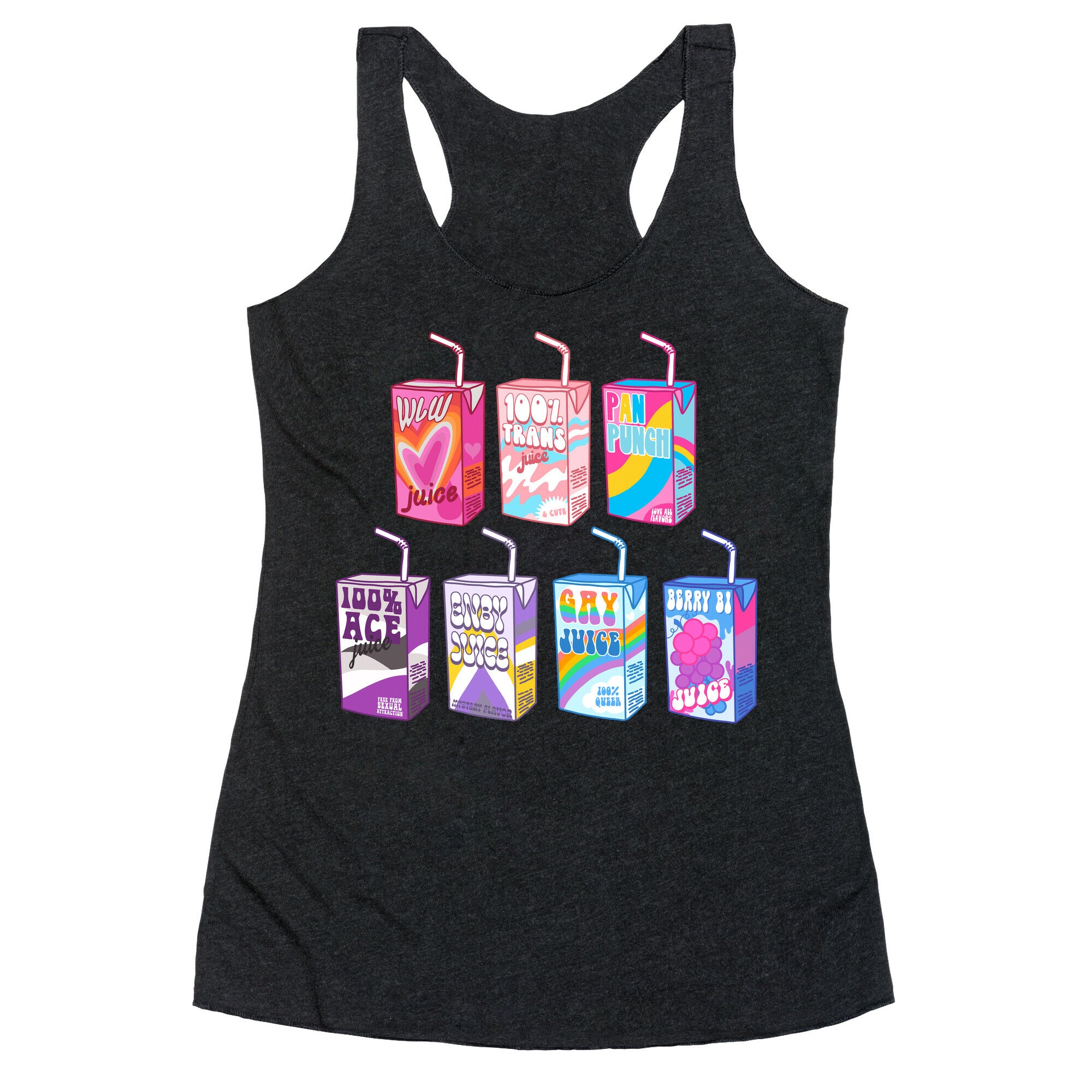 Pride Juice Boxes Racerback Tank