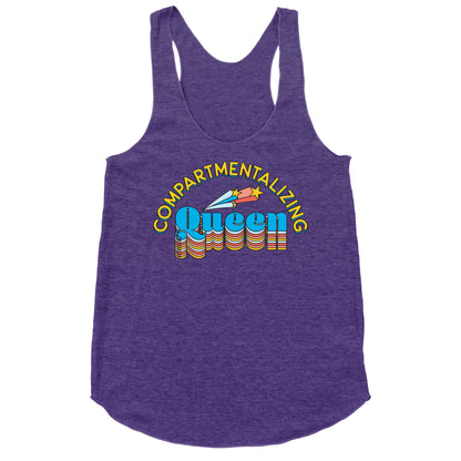 Compartmentalizing Queen Racerback Tank