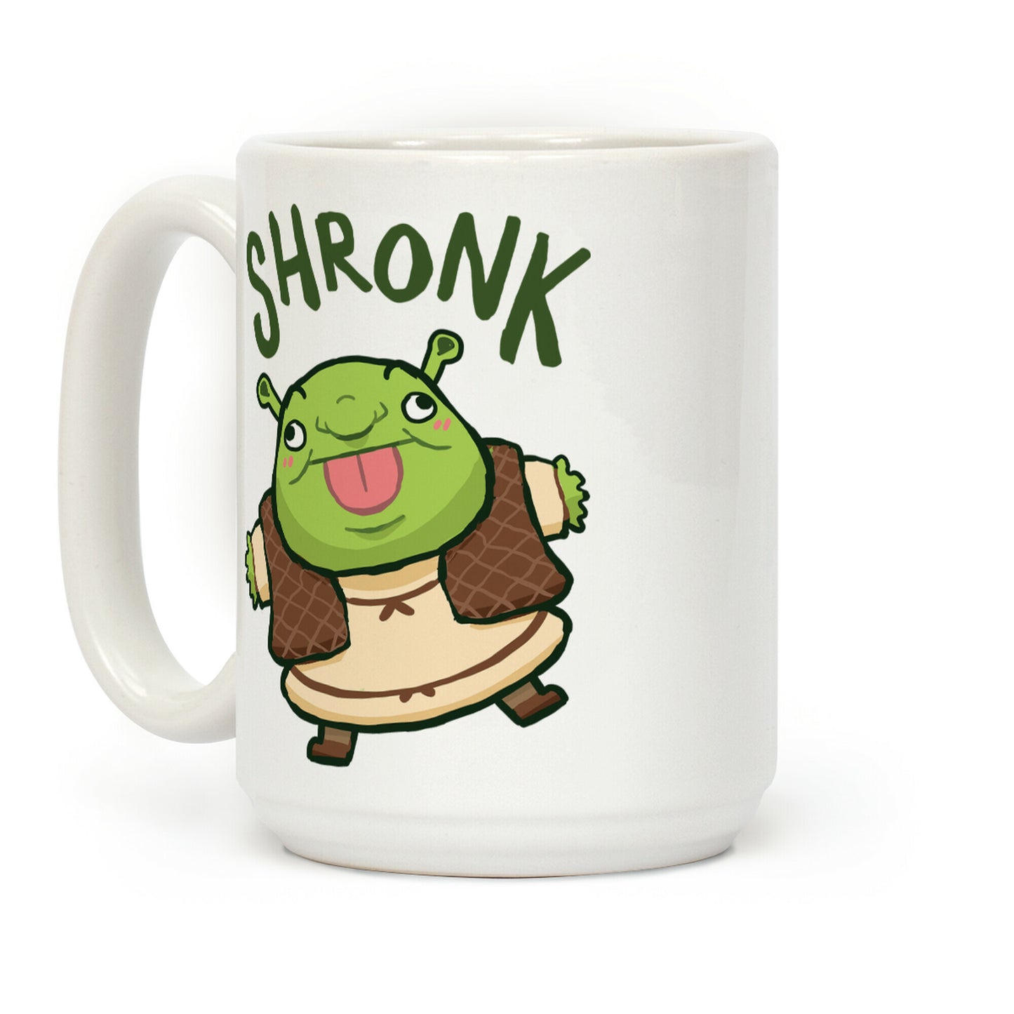 Shronk Derpy Shrek Coffee Mug