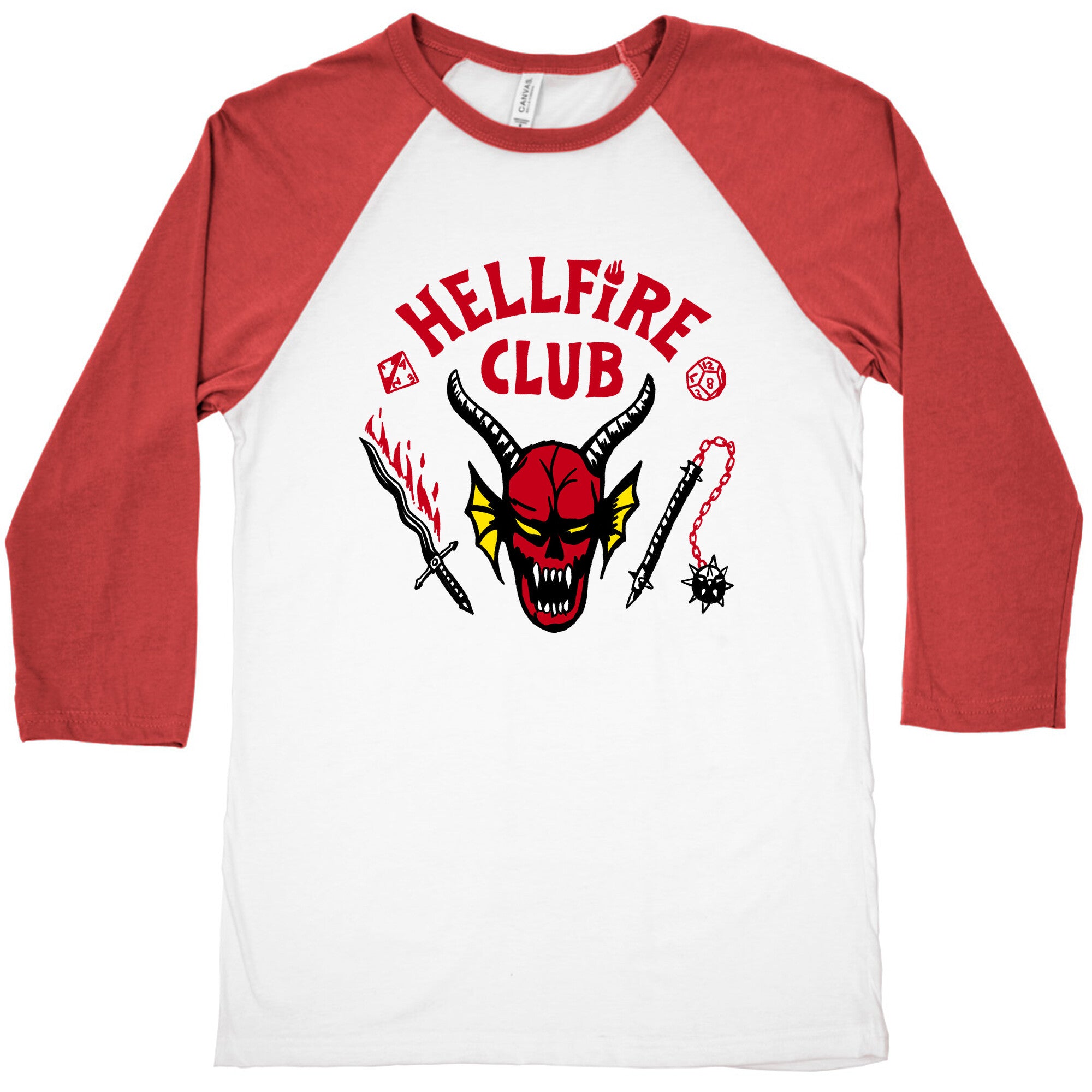Hellfire D&D Club  Baseball Tee