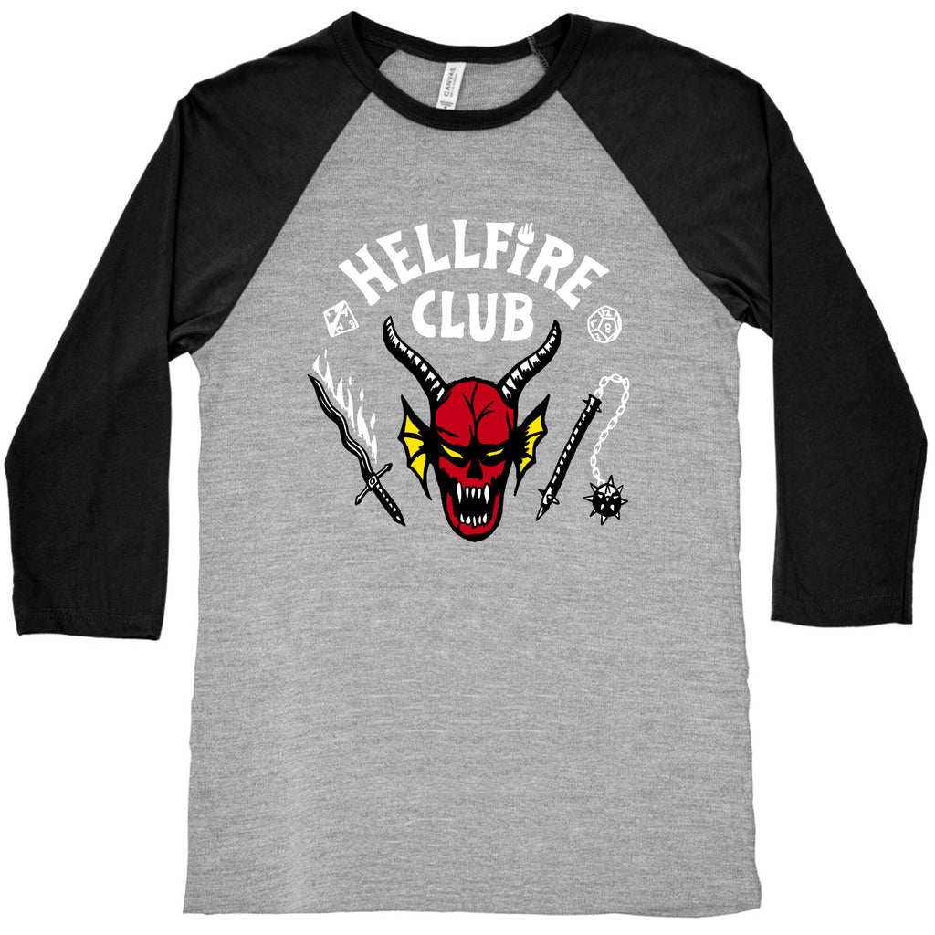 Hellfire D&D Club  Baseball Tee