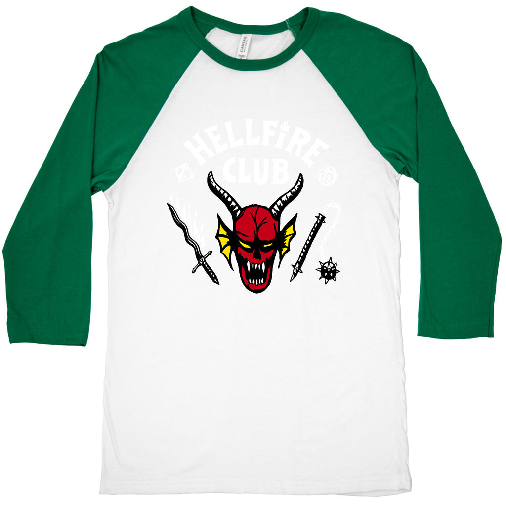 Hellfire D&D Club  Baseball Tee