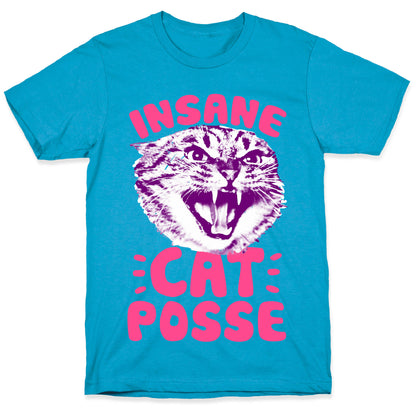 Insane Cat Posse Unisex Triblend Tee