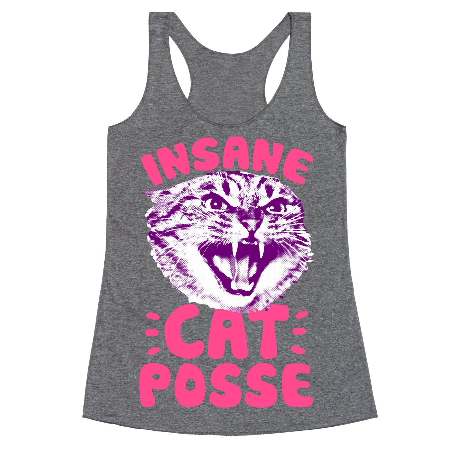 Insane Cat Posse Racerback Tank