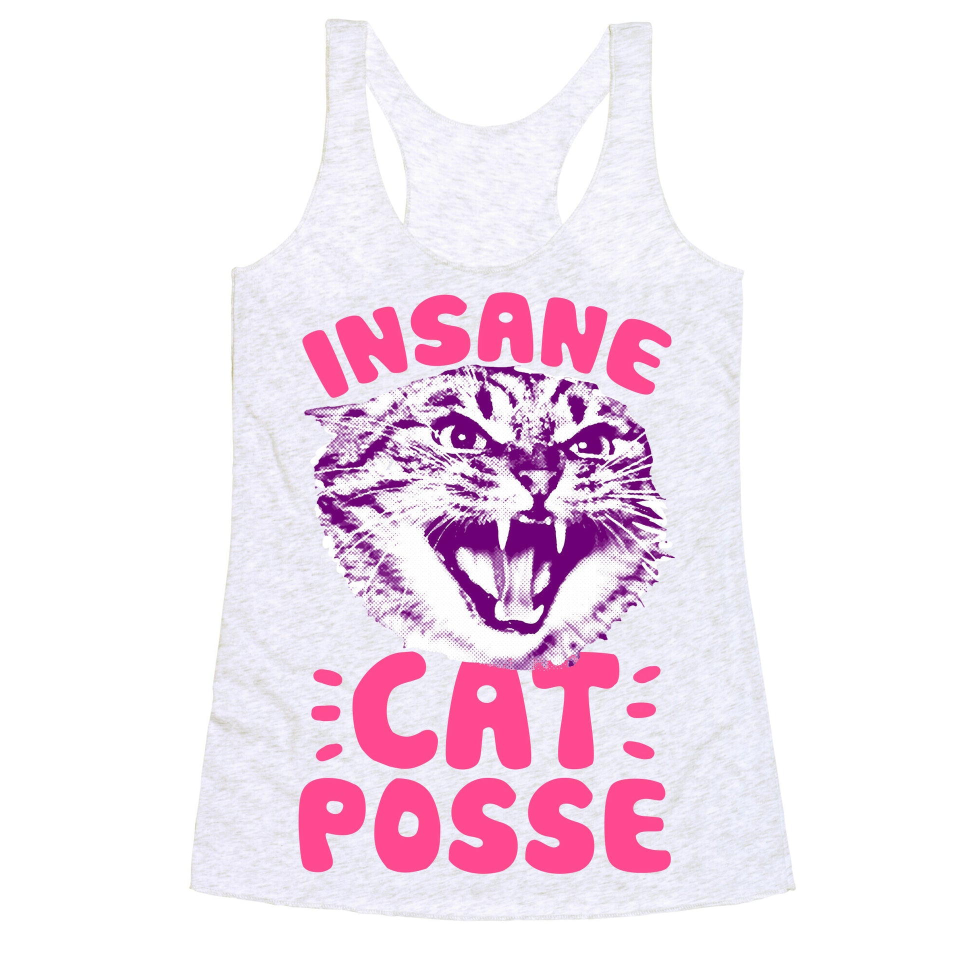 Insane Cat Posse Racerback Tank