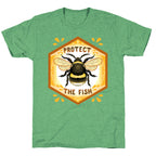 Protect The Fish Unisex Triblend Tee