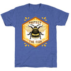 Protect The Fish Unisex Triblend Tee