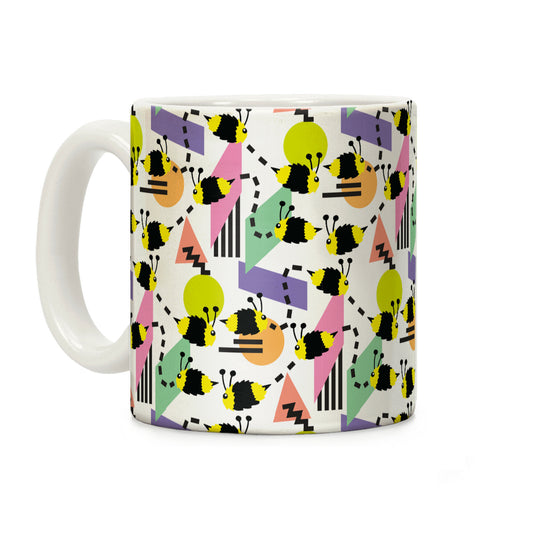 Bee Rad Pattern Coffee Mug