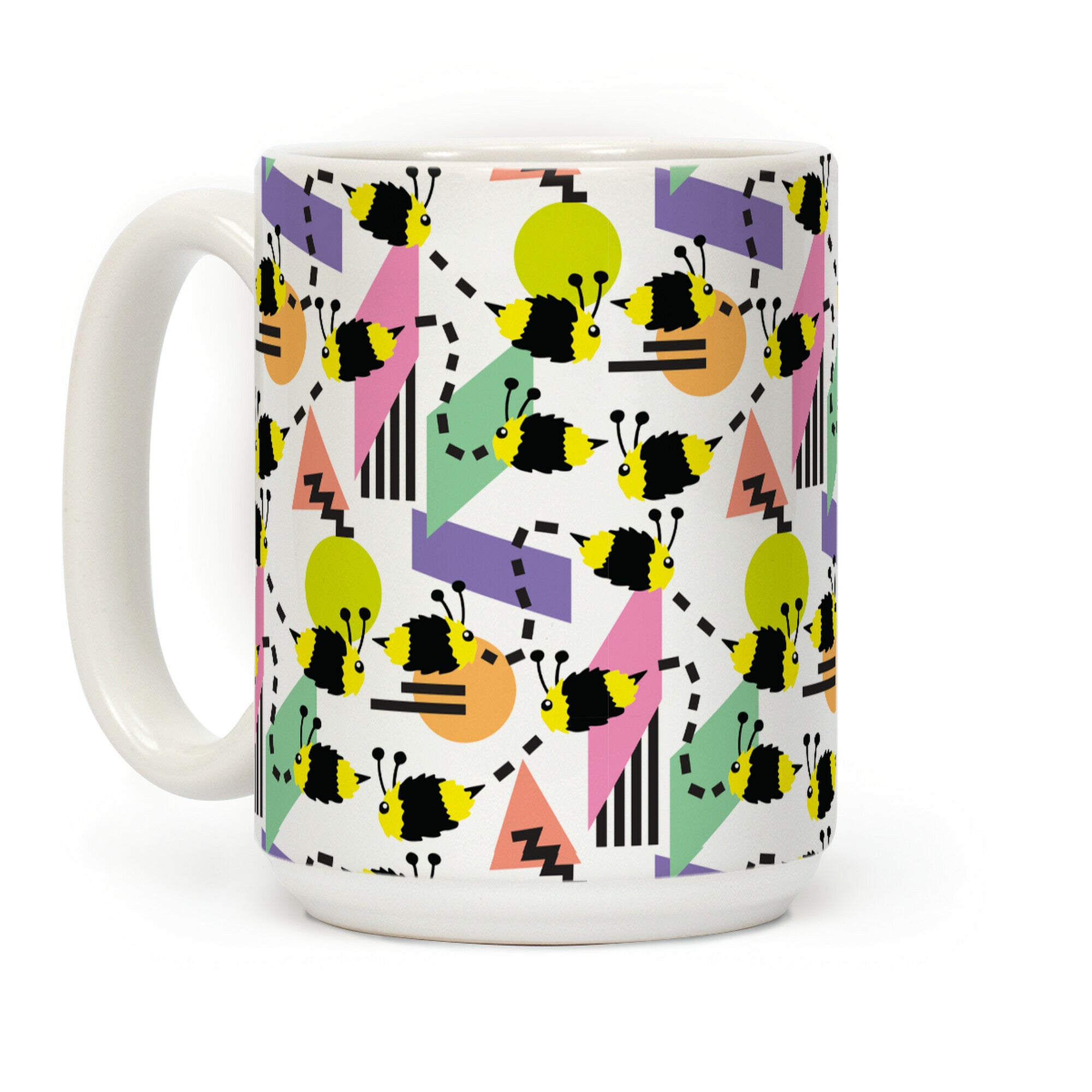 Bee Rad Pattern Coffee Mug