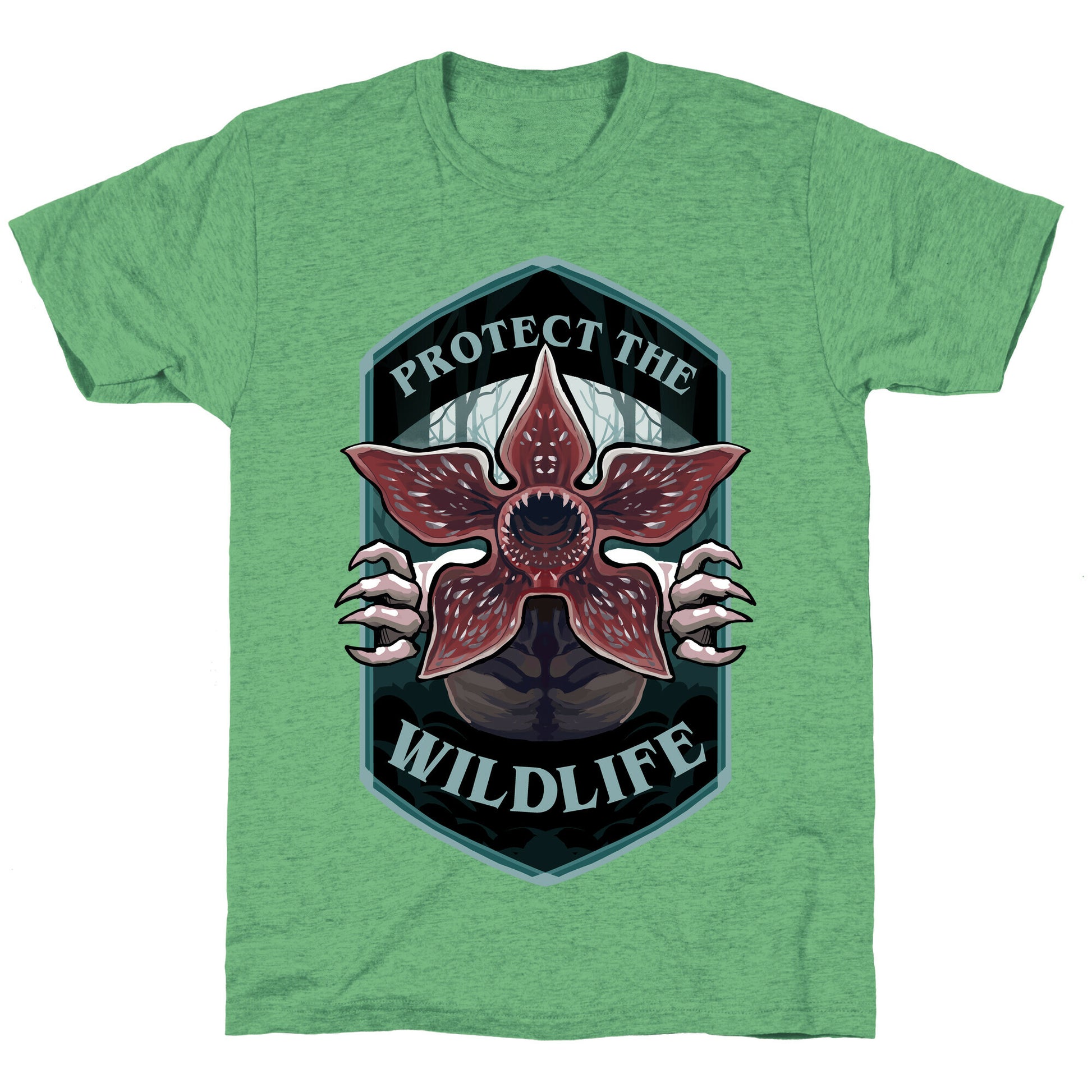 Protect The Wildlife Demogorgon Unisex Triblend Tee