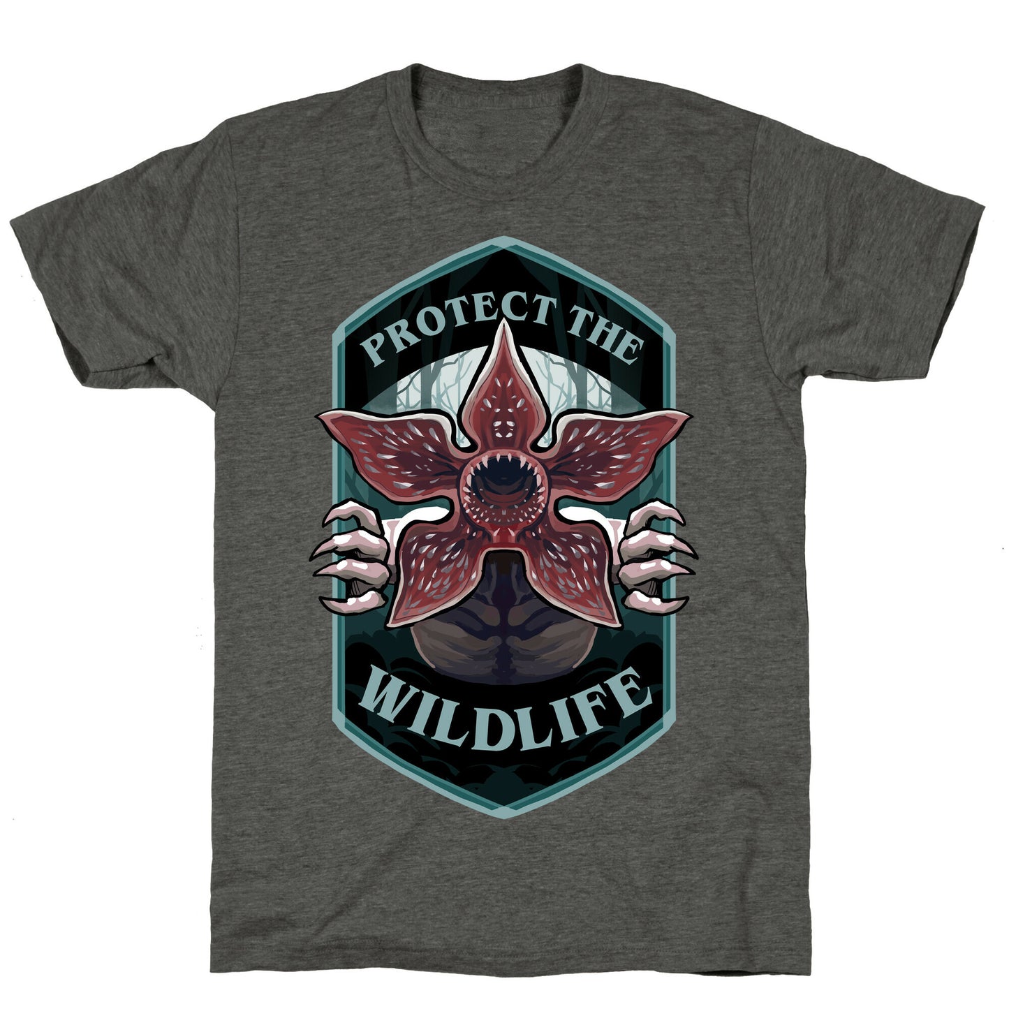 Protect The Wildlife Demogorgon Unisex Triblend Tee