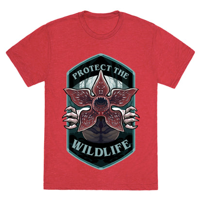 Protect The Wildlife Demogorgon Unisex Triblend Tee