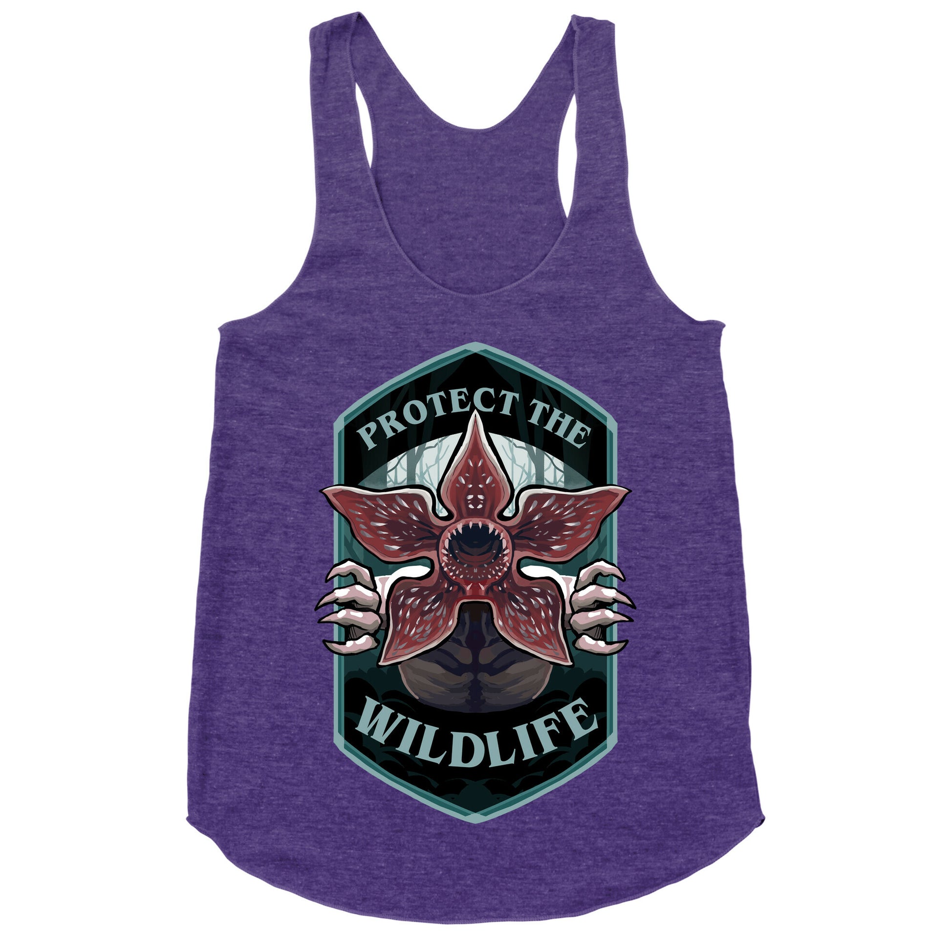 Protect The Wildlife Demogorgon Racerback Tank