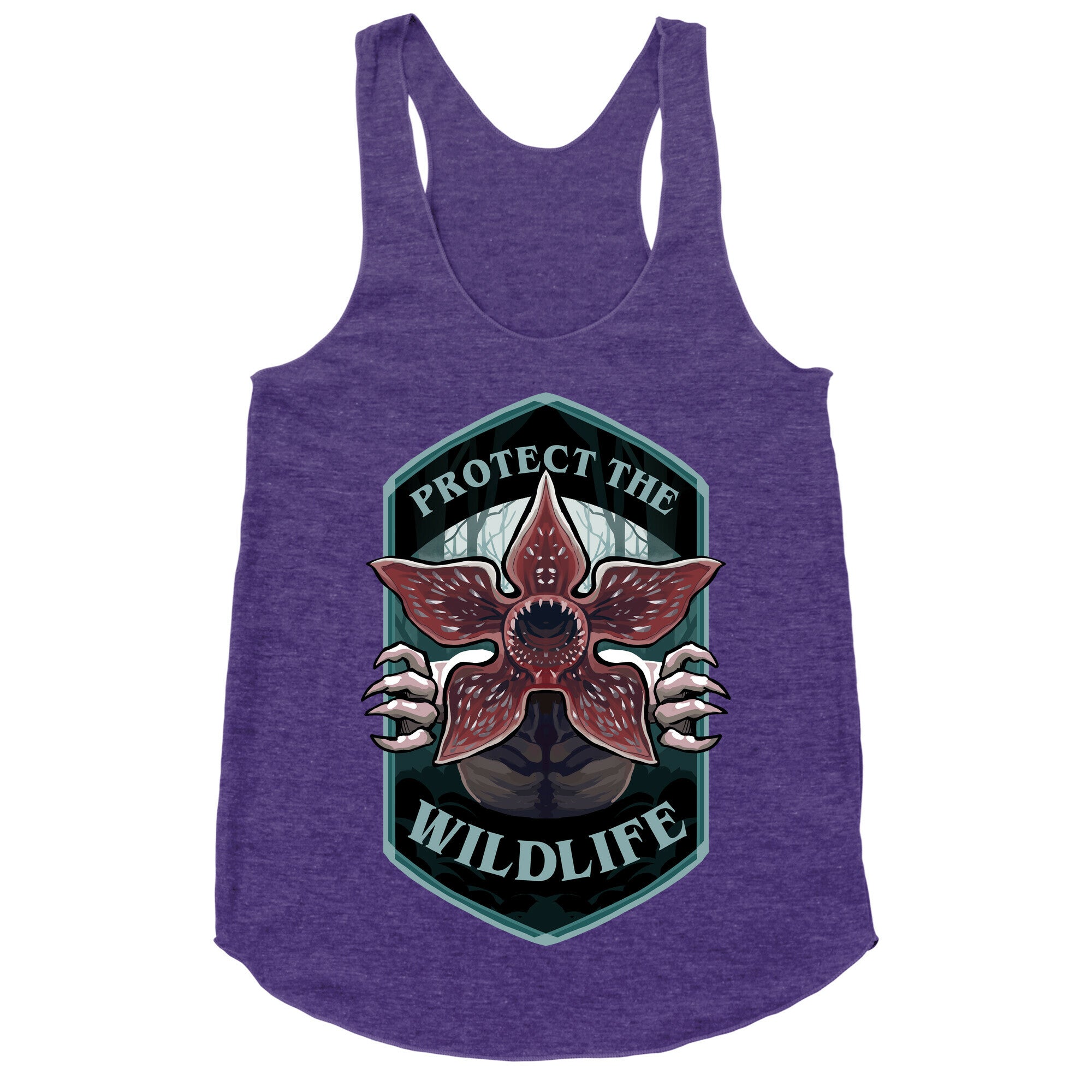 Protect The Wildlife Demogorgon Racerback Tank