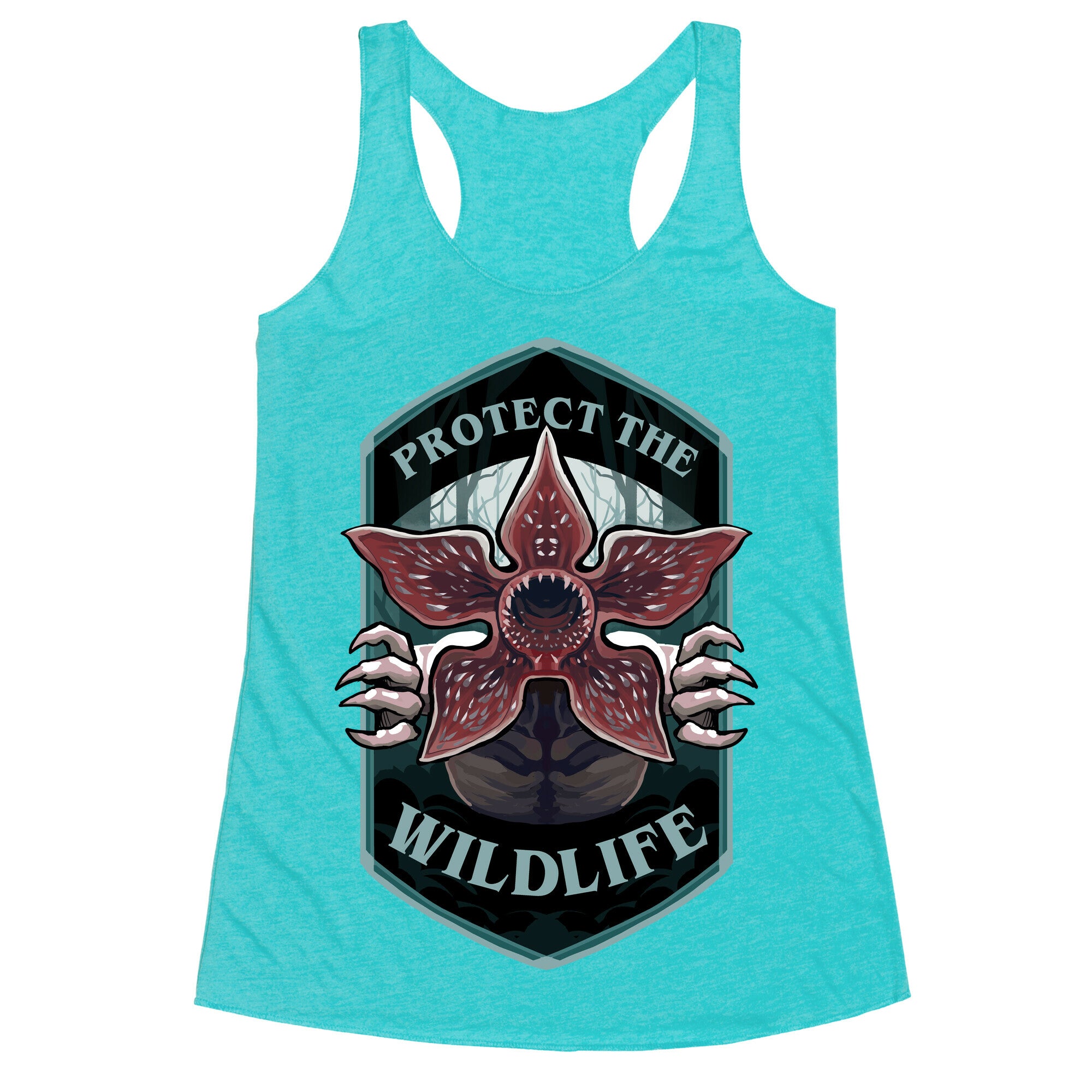 Protect The Wildlife Demogorgon Racerback Tank