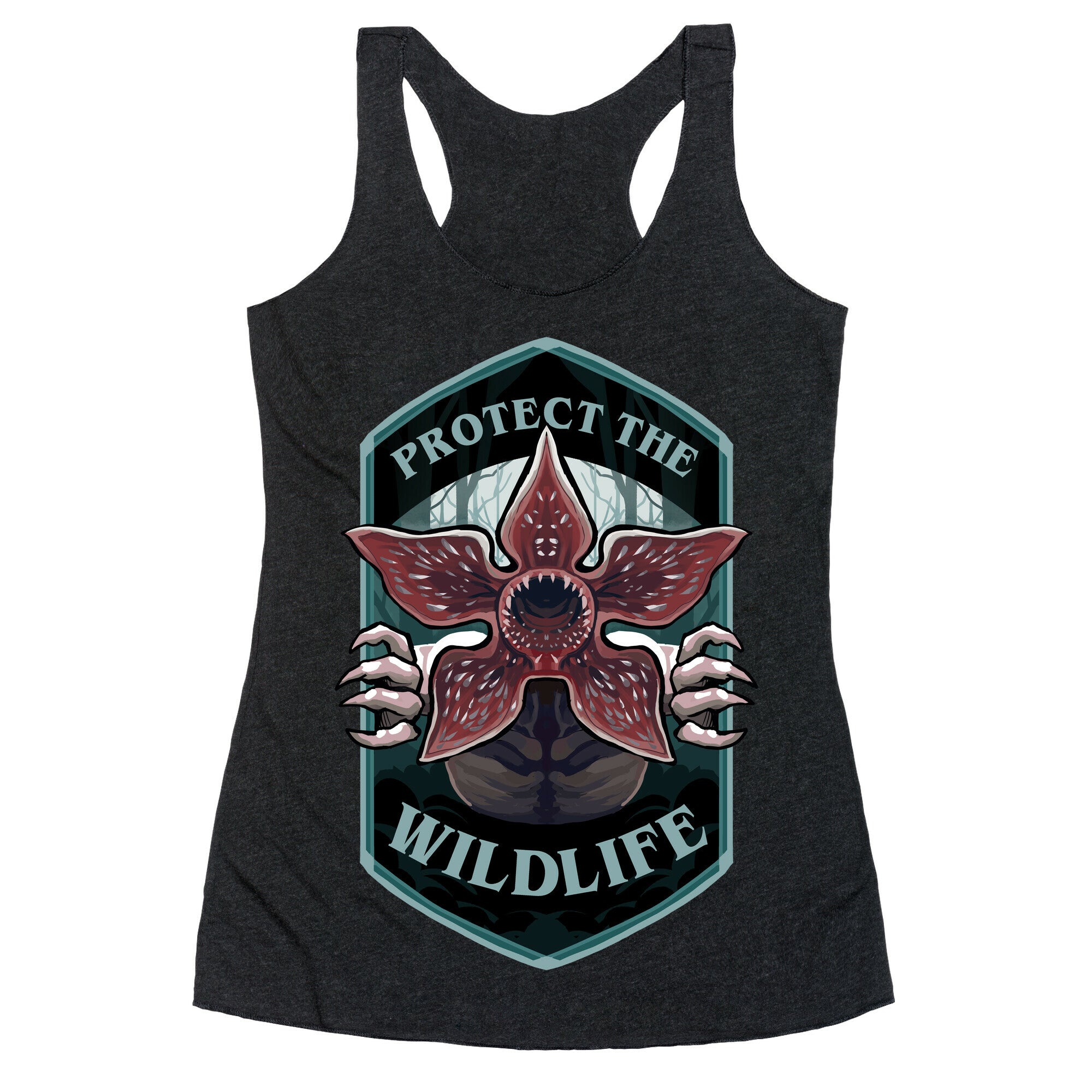 Protect The Wildlife Demogorgon Racerback Tank