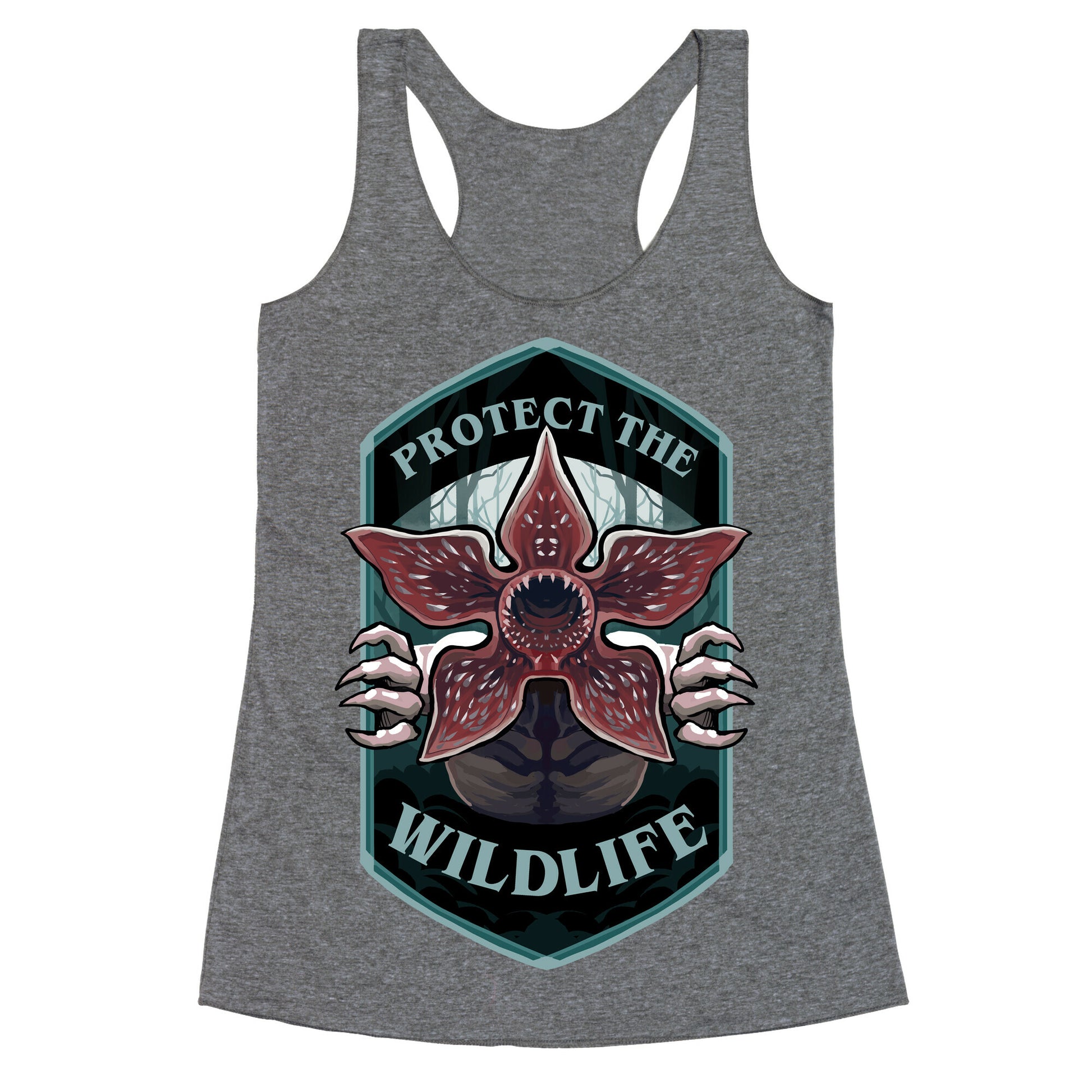 Protect The Wildlife Demogorgon Racerback Tank