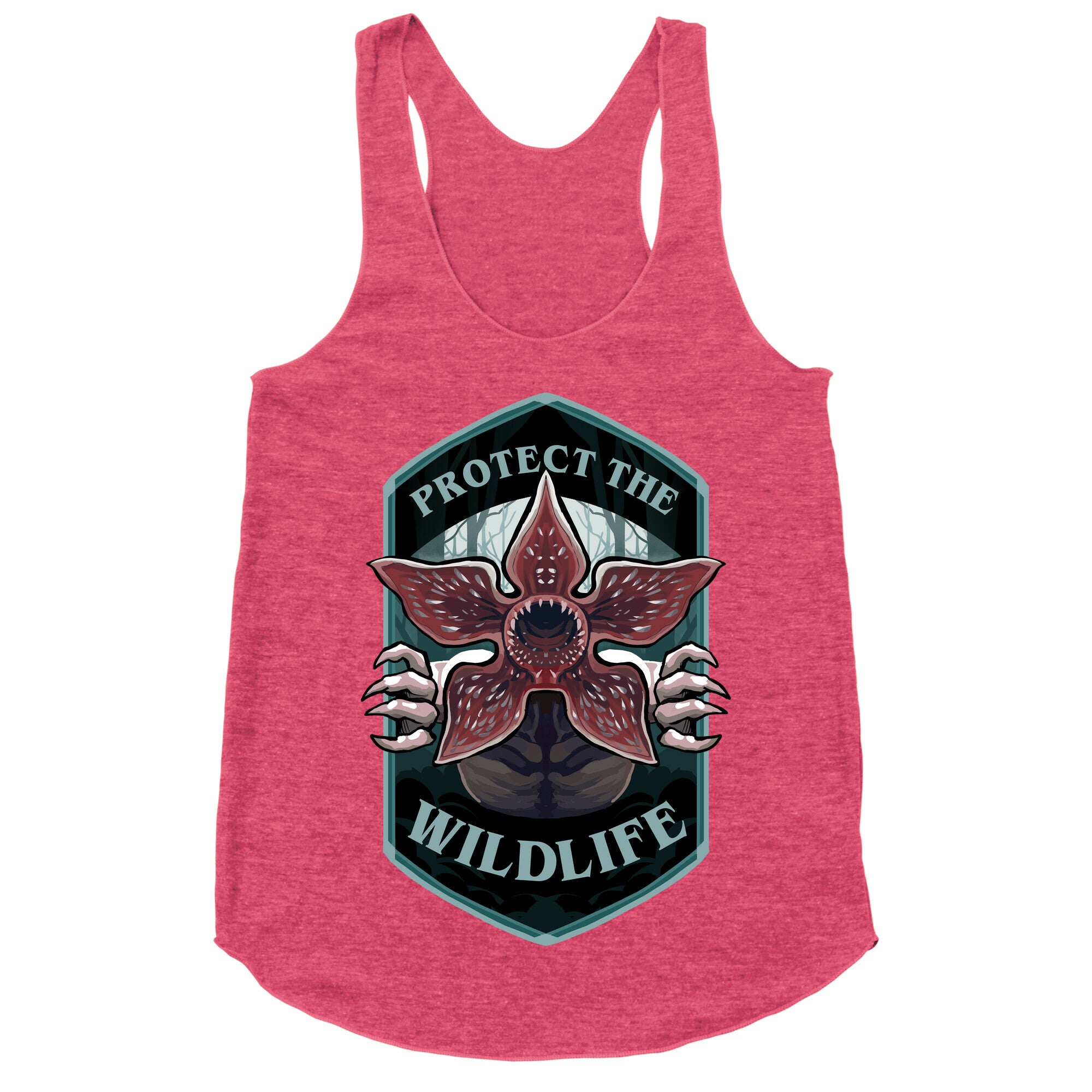Protect The Wildlife Demogorgon Racerback Tank