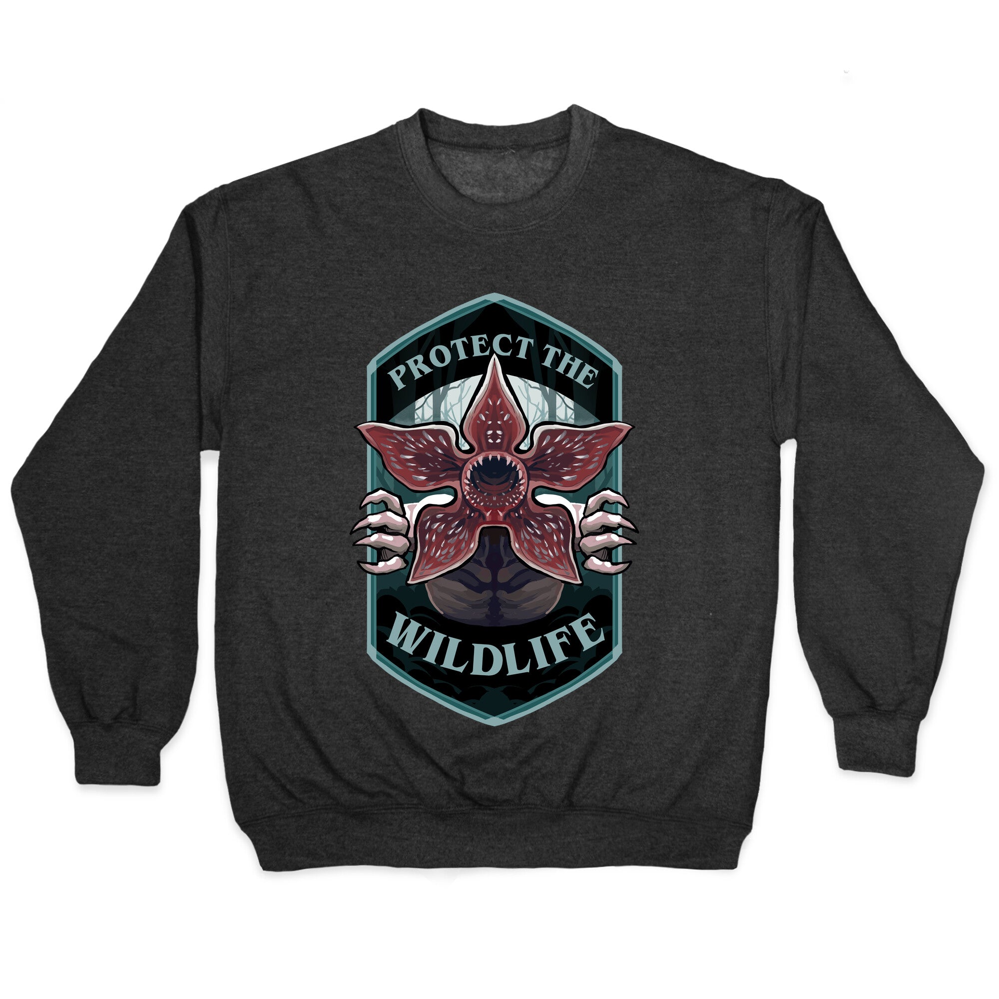 Protect The Wildlife Demogorgon Crewneck Sweatshirt