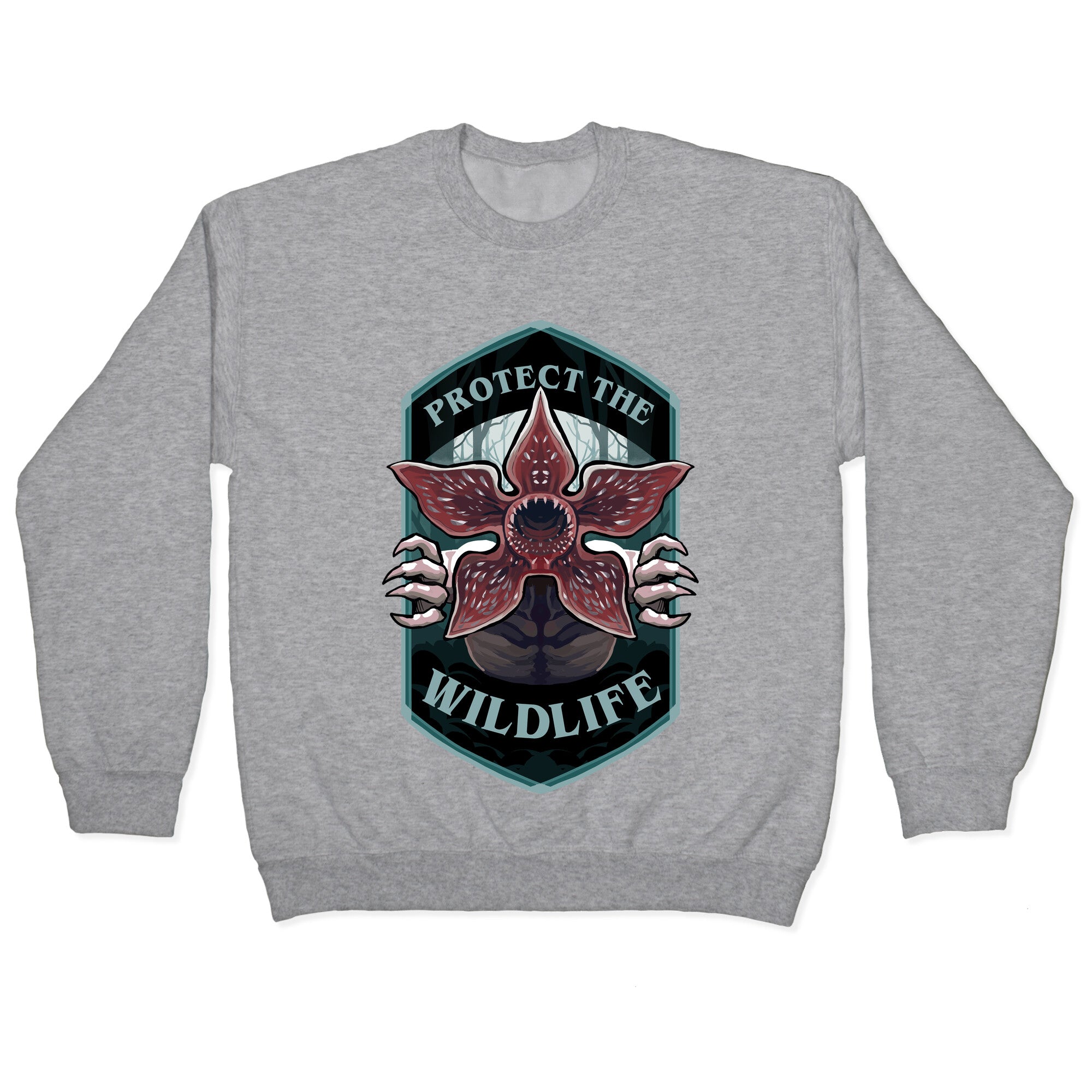 Protect The Wildlife Demogorgon Crewneck Sweatshirt
