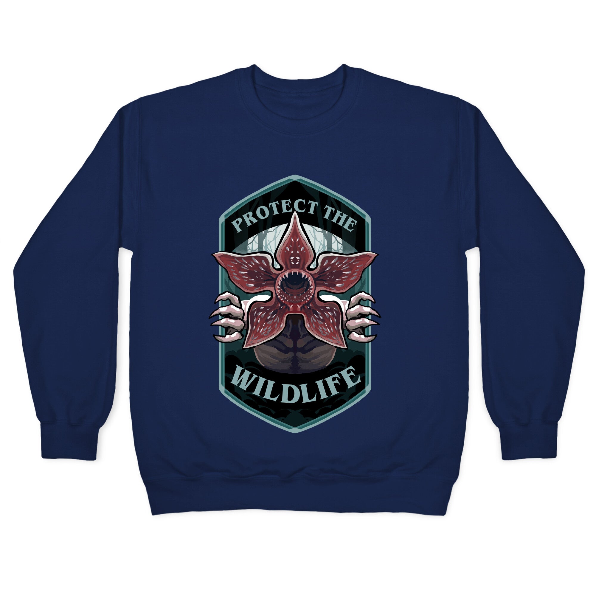 Protect The Wildlife Demogorgon Crewneck Sweatshirt