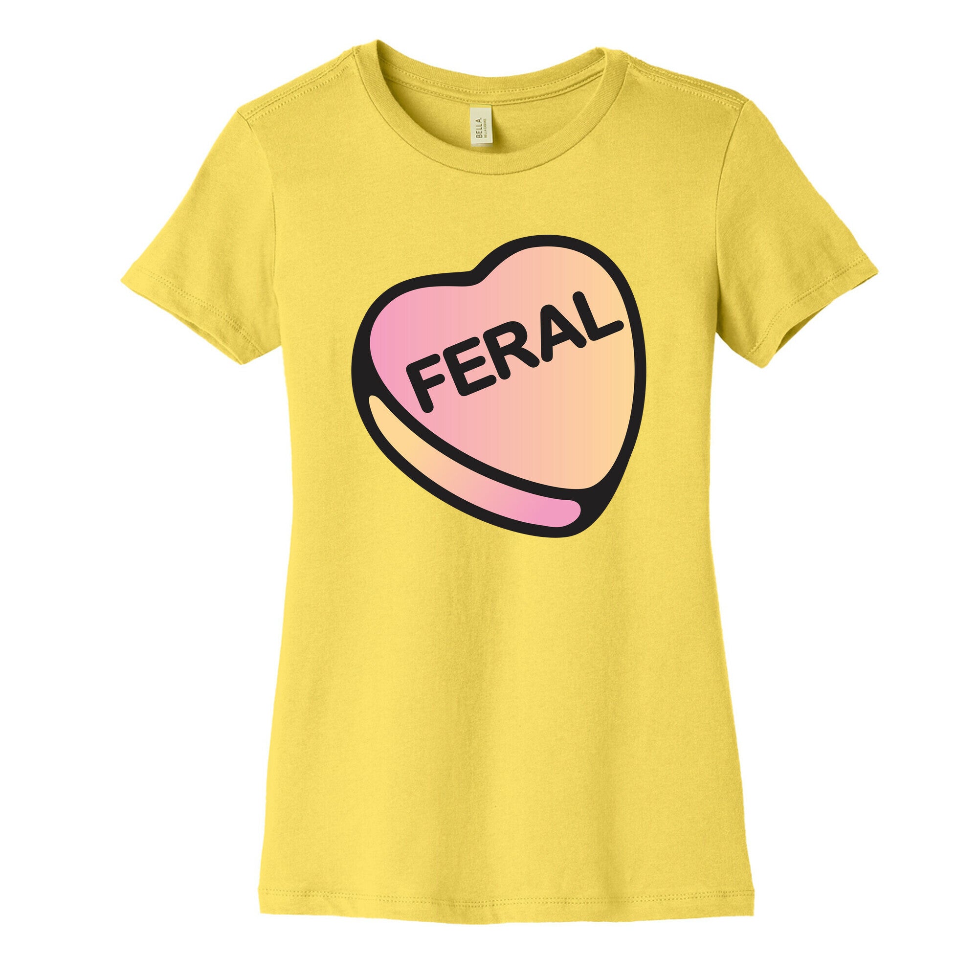 Feral Candy Heart Women's Cotton Tee