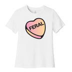 Feral Candy Heart Women's Cotton Tee
