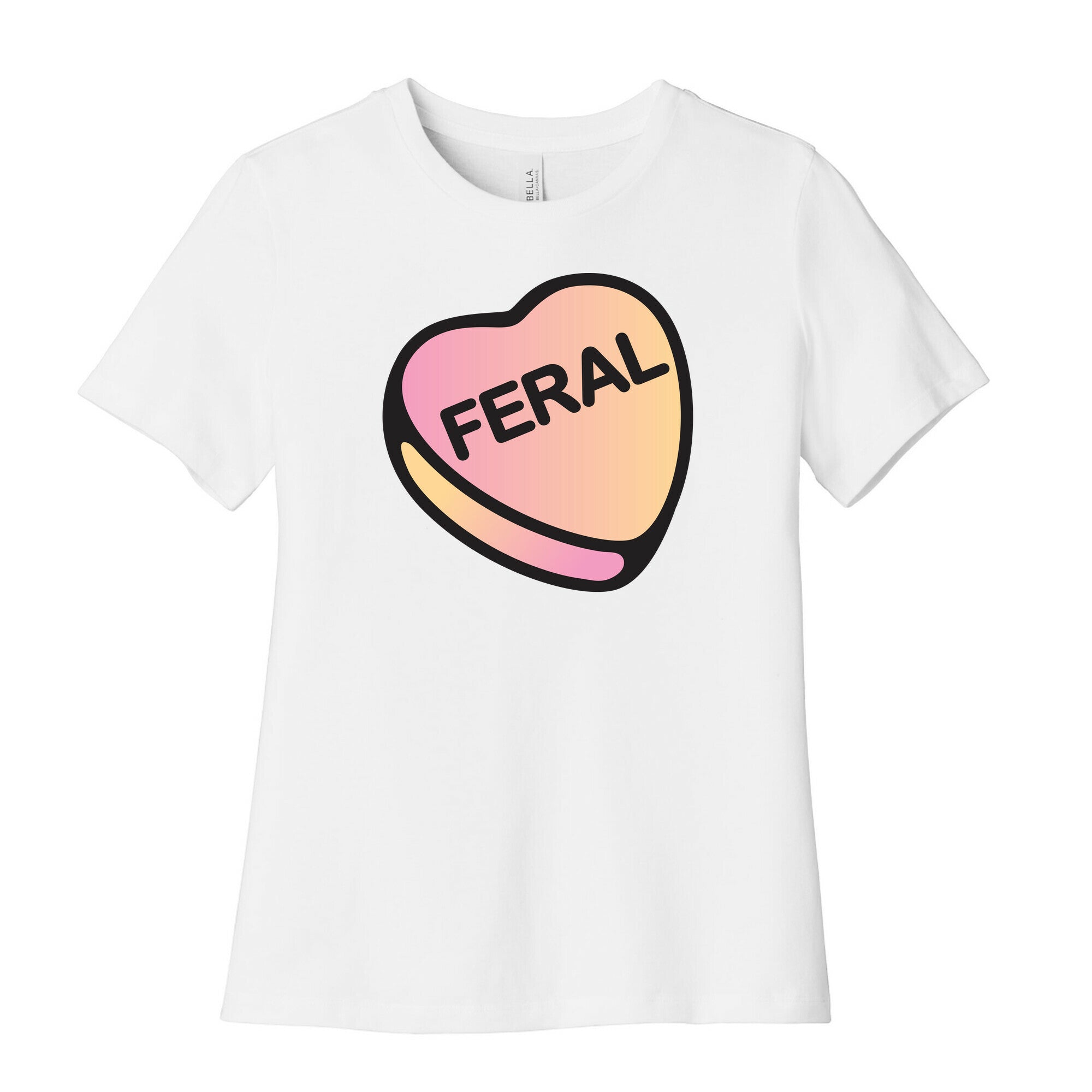 Feral Candy Heart Women's Cotton Tee