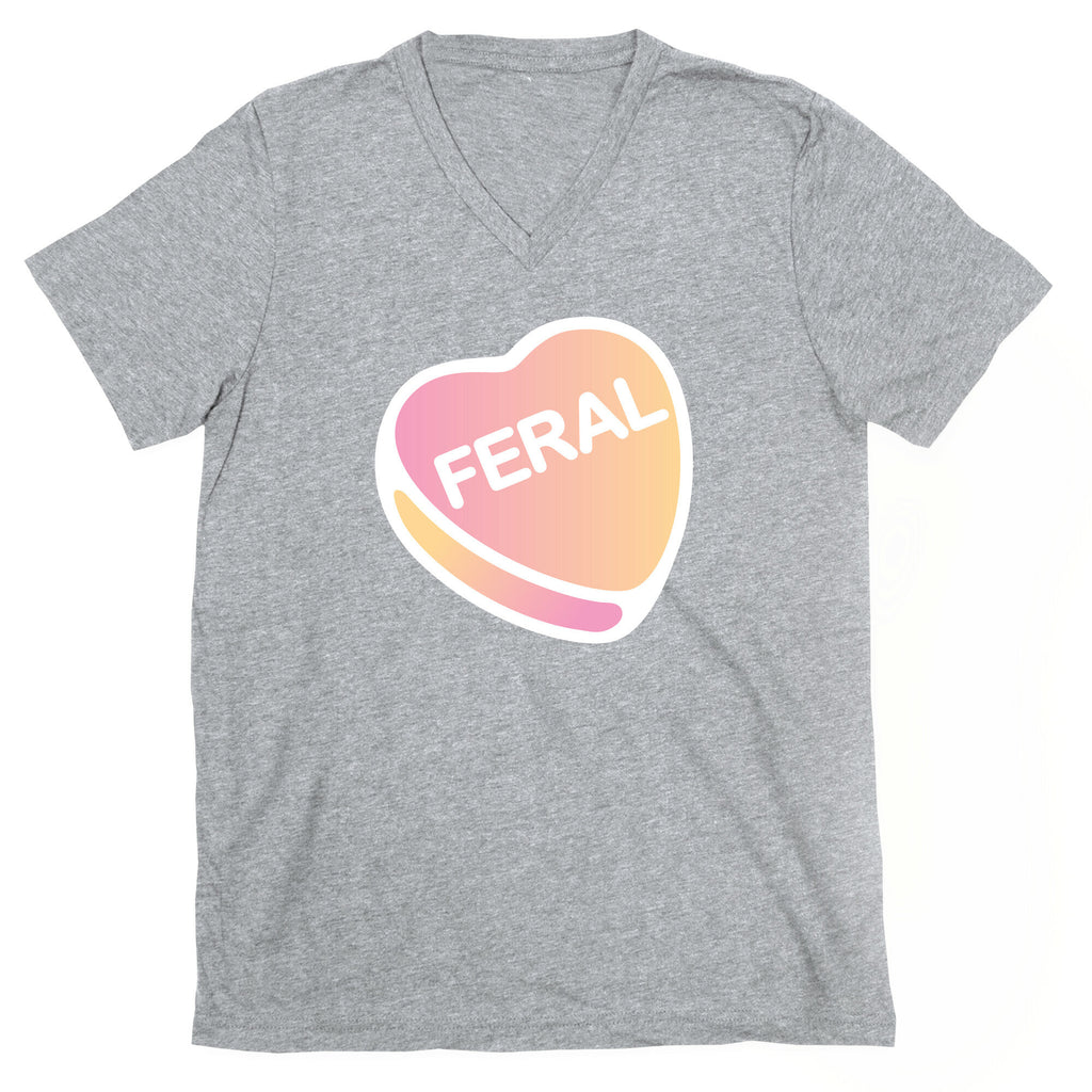 Feral Candy Heart V-Neck