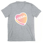 Feral Candy Heart V-Neck