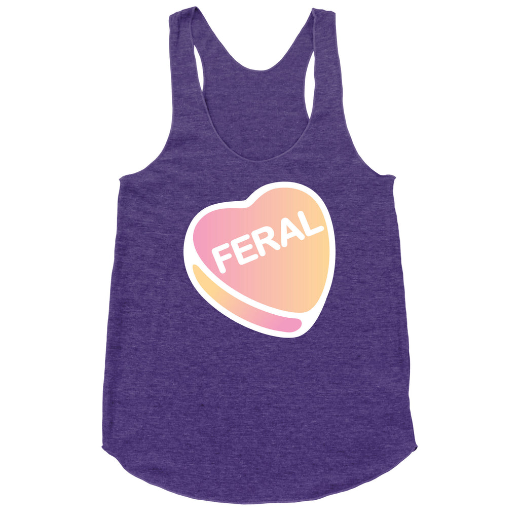 Feral Candy Heart Racerback Tank