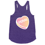 Feral Candy Heart Racerback Tank