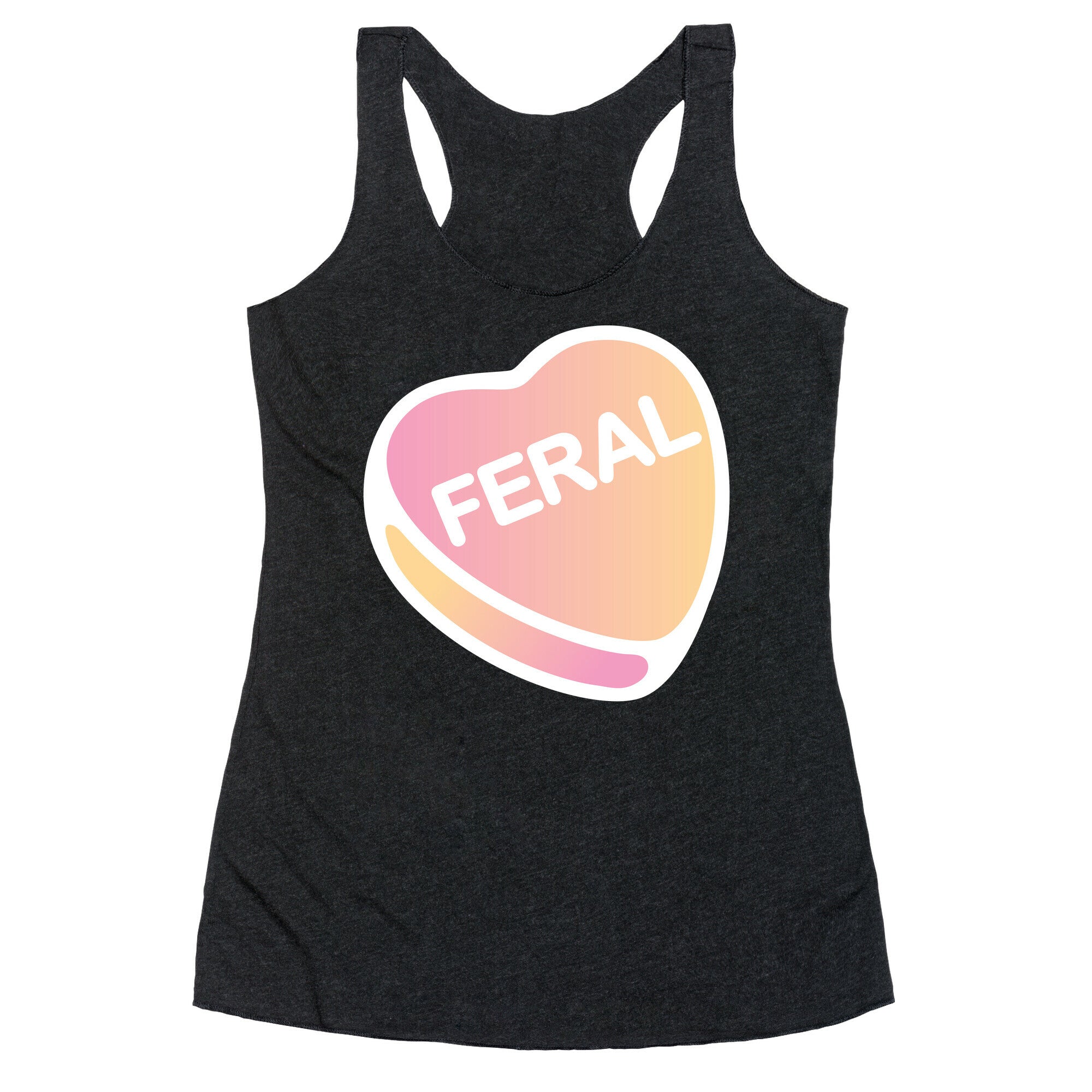 Feral Candy Heart Racerback Tank