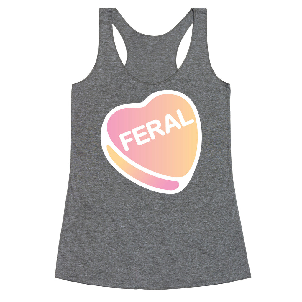 Feral Candy Heart Racerback Tank