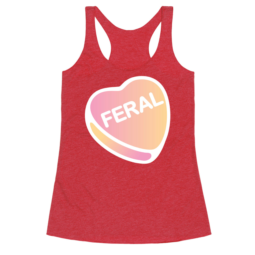 Feral Candy Heart Racerback Tank