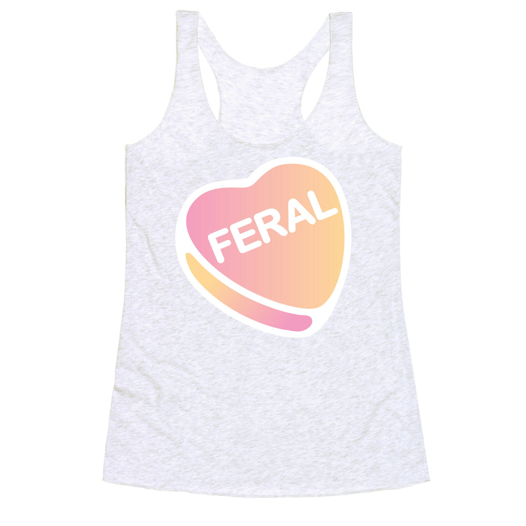 Feral Candy Heart Racerback Tank