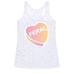 Feral Candy Heart Racerback Tank