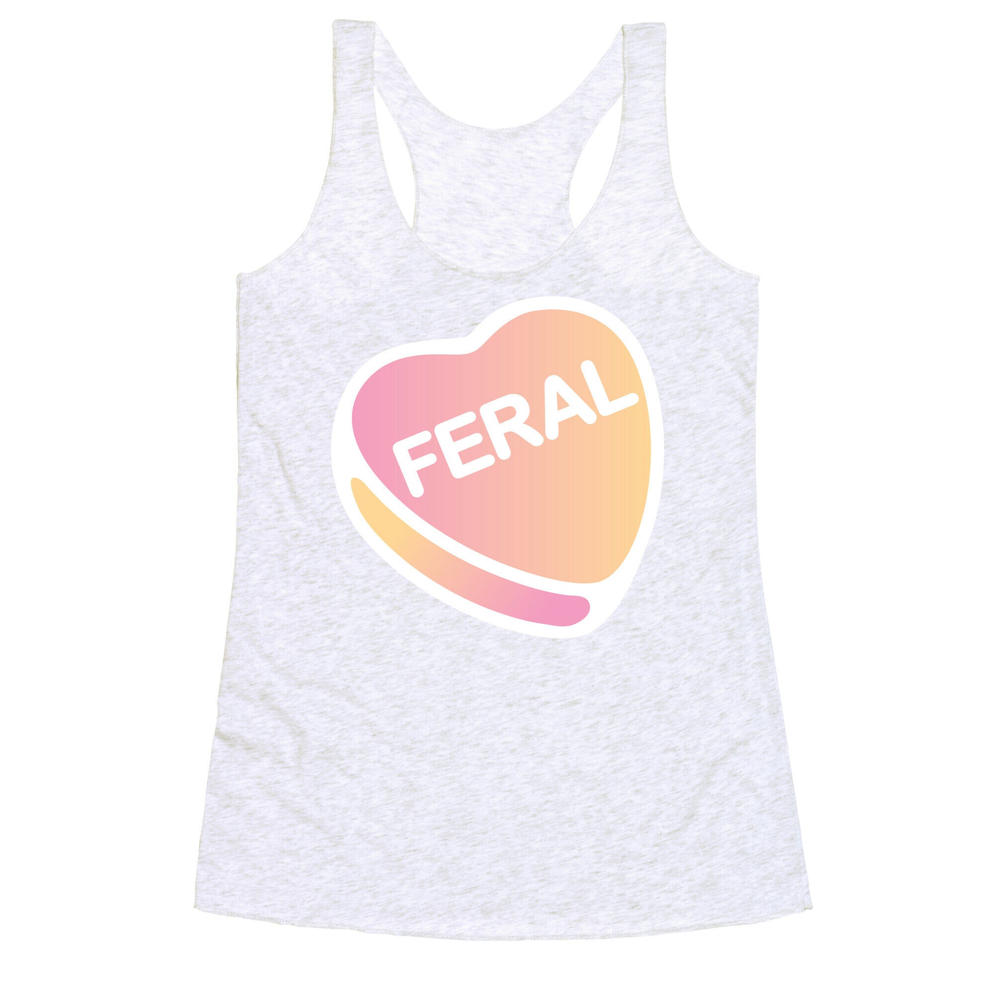 Feral Candy Heart Racerback Tank
